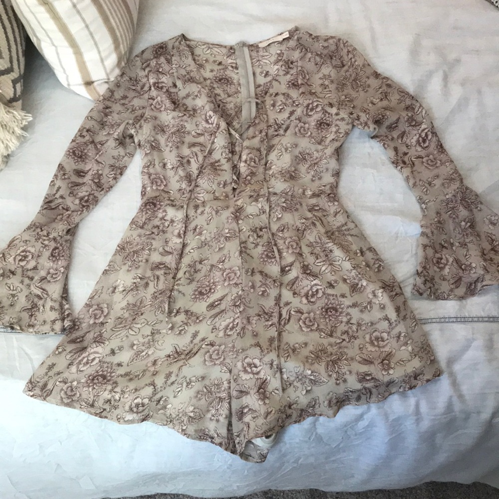 Printed lush romper